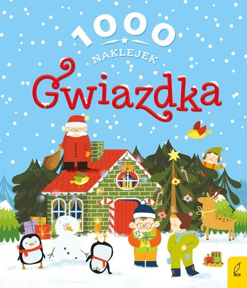 okładka 1000 naklejek Gwiazdka książka