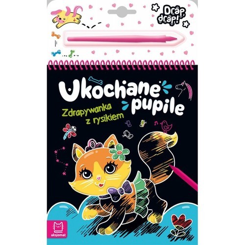 okładka Ukochane pupile Zdrapywanka z rysikiem książka | Anna Podgórska