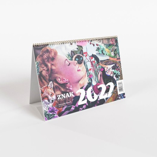 okładka Kalendarz miesięcznika Znak na 2022 r książka | Opracowania Zbiorowe