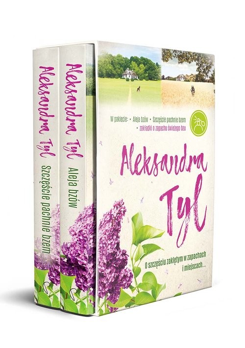 okładka Aleja Bzów / Szczęście pachnie bzem Pakiet w etui z pachnącą zakładką książka | Aleksandra Tyl