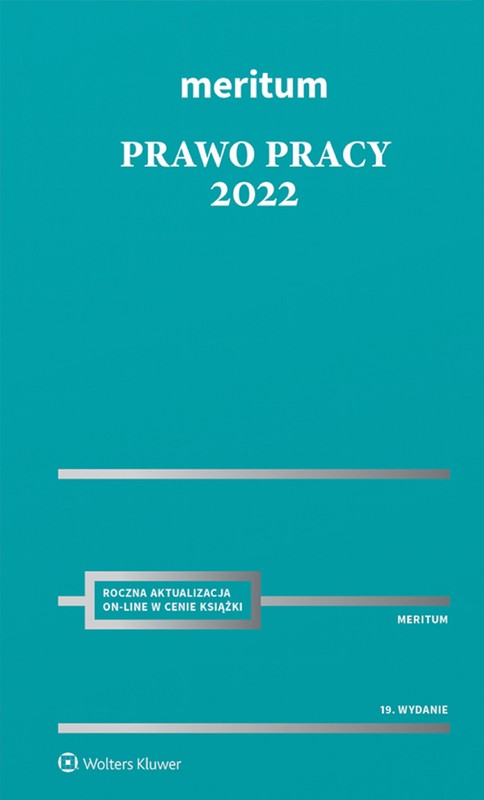 okładka Meritum Prawo Pracy 2022 (pdf) ebook | pdf | Redakcja naukowa: Kazimierz Jaśkowski