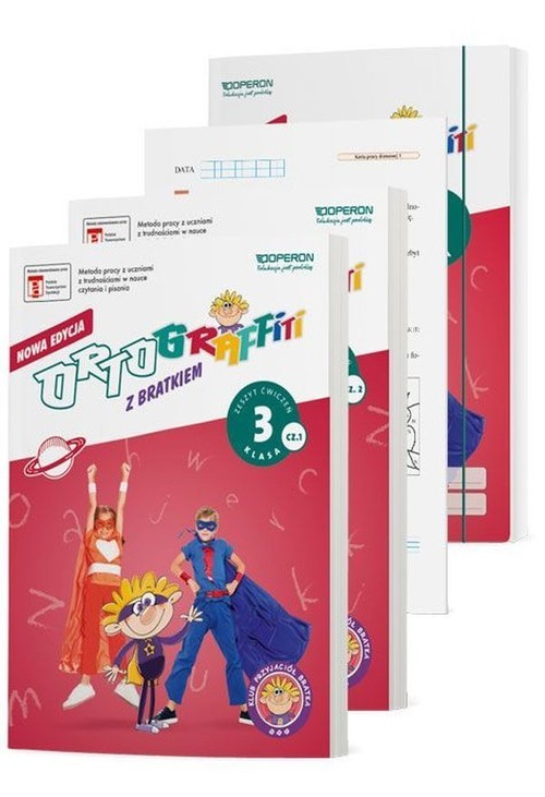 okładka Ortograffiti z Bratkiem 3 Pakiet Szkoła podstawowa książka