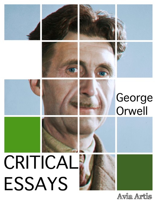okładka Critical Essays ebook | epub, mobi | George Orwell