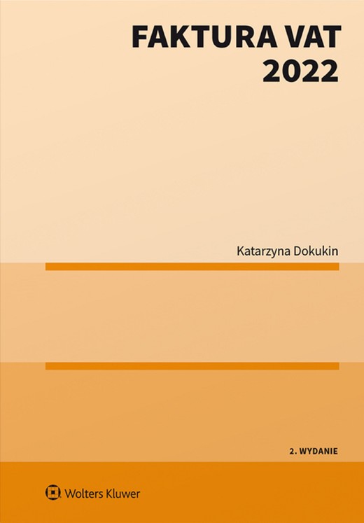 okładka Faktura VAT 2022 (pdf) ebook | pdf | Katarzyna Dokukin