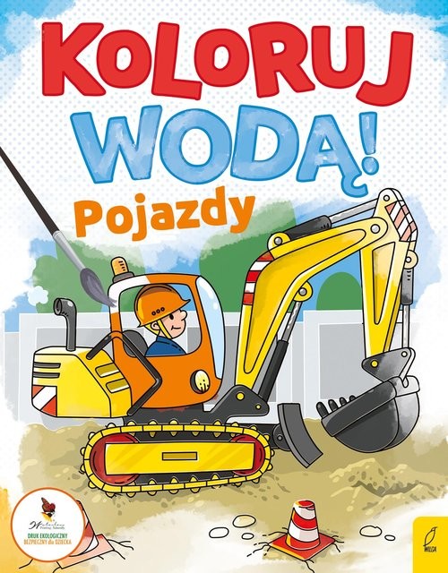 okładka Koloruj wodą Pojazdy książka