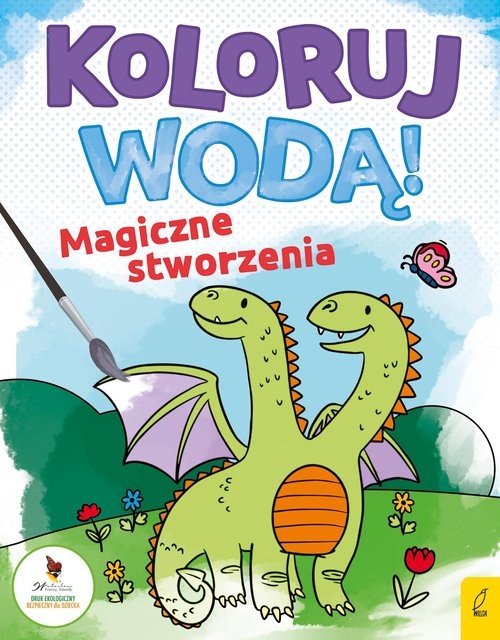 okładka Koloruj wodą Magiczne stworzenia książka