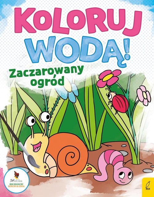 okładka Koloruj wodą Zaczarowany ogród książka