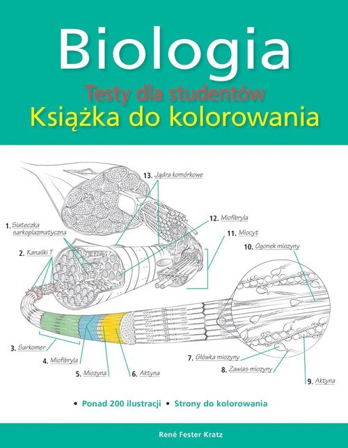 okładka Biologia Testy dla studentów Książka do kolorowania książka | Fester KratzRene