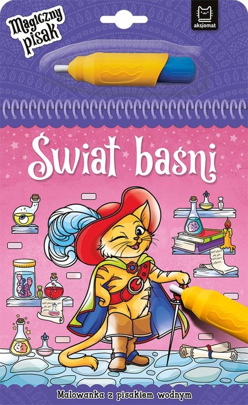 okładka Świat baśni Malowanka z pisakiem wodnym książka