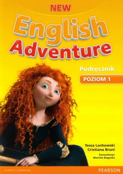 okładka New English Adventure 1 Podręcznik z płytą DVD książka | Tessa Lochowski, Cristiana Bruni