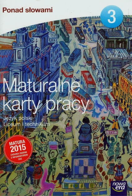 okładka Ponad słowami 3 Maturalne karty pracy Liceum i technikum książka | Joanna Kuchta
