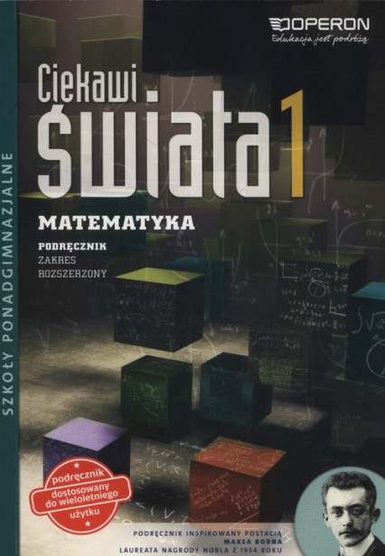 okładka Ciekawi świata 1 Matematyka Podręcznik Zakres rozszerzony Szkoły ponadgimnazjalne książka | Henryk Pawłowski