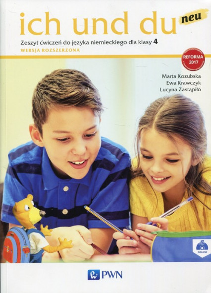 okładka Ich und du neu 4 Zeszyt ćwiczeń Wersja rozszerzona Szkoła podstawowa książka | Marta Kozubska, Ewa Krawczyk, Lucyna Zastąpiło
