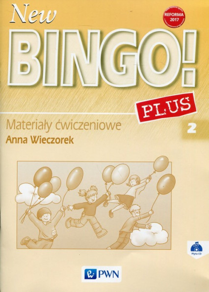 okładka New Bingo!2 Plus2 Materiały ćwiczeniowe z płytą CD Szkoła podstawowa książka | Anna Wieczorek