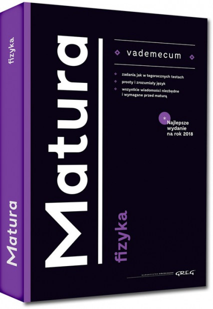 okładka Vademecum matura Fizyka książka | Elżbieta Senderska
