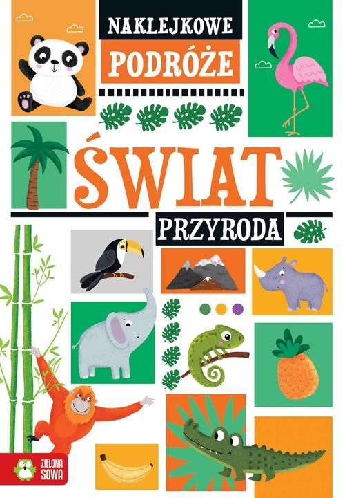 okładka Naklejkowe podróże Świat Przyroda książka