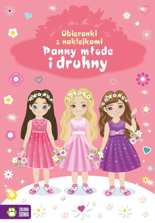okładka Ubieranki z naklejkami Panny młode i druhny książka
