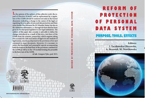 okładka Reform Of Protection Of Personal Data System – Purpose, Tools ebook | epub, mobi, pdf | Opracowania Zbiorowe