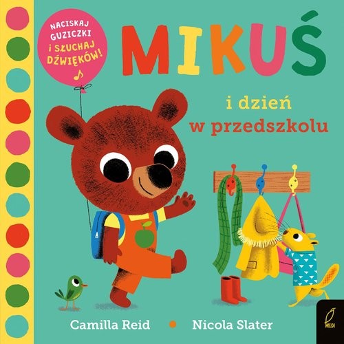 okładka Mikuś i dzień w przedszkolu książka | Camilla Reid