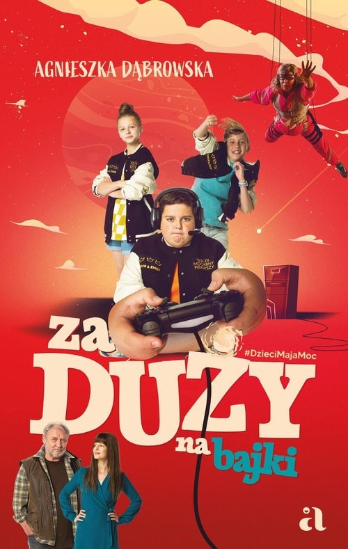 okładka Za duży na bajki książka | Agnieszka Dąbrowska