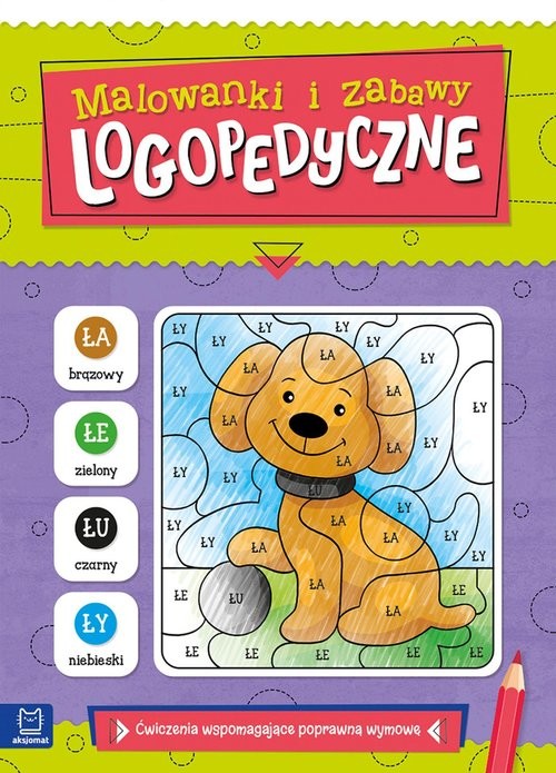 okładka Malowanki i zabawy logopedyczne Ćwiczenia wspomagające poprawną wymowę książka | Anna Podgórska