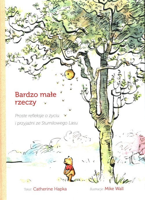 okładka Bardzo małe rzeczy Proste rekleksje o życiu i przyjaźni ze Stumilowego Lasu książka | Catherine Hapka