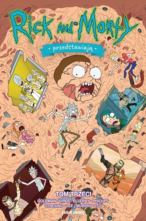 okładka Rick i Morty przedstawiają Tom 3 książka