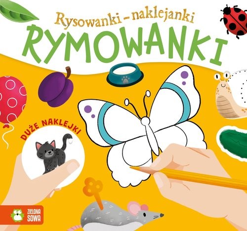 okładka Rysowanki-naklejanki Rymowanki książka