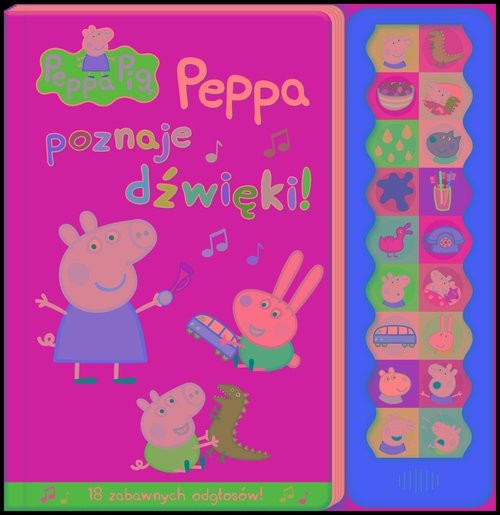 okładka Peppa Pig Peppa poznaje dźwięki książka