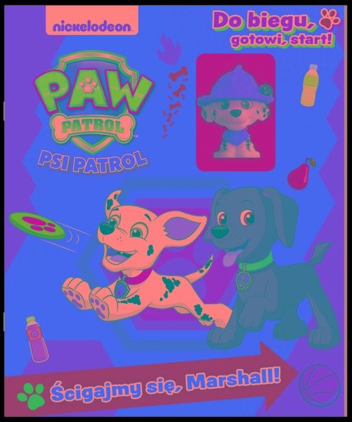 okładka Psi Patrol Do biegu, gotowi, start! Ścigajmy się Marshall książka