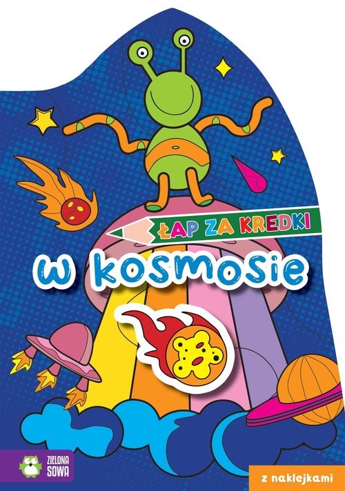 okładka Łap za kredki! W kosmosie książka