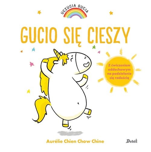 okładka Uczucia Gucia Gucio się cieszy książka | Aurelie Chien