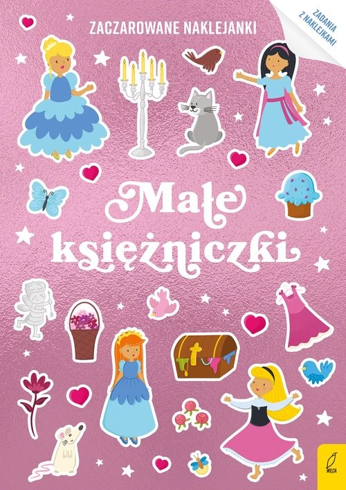 okładka Zaczarowane naklejanki Małe księżniczki książka