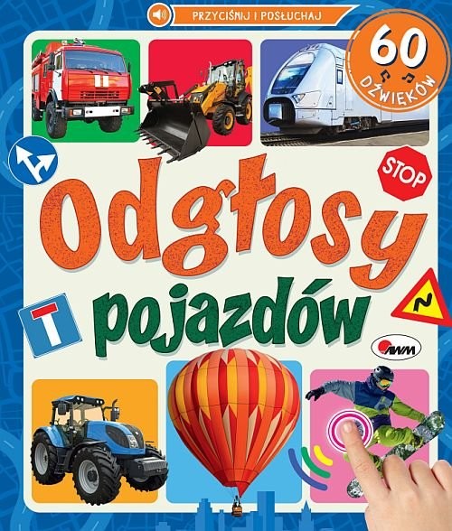 okładka Odgłosy Pojazdów 60 dźwięków książka | Elżbieta Korolkiewicz