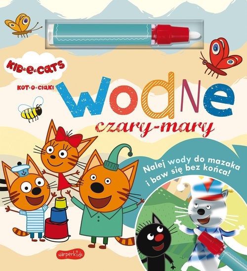 okładka Kot-o-ciaki Wodne czary-mary książka