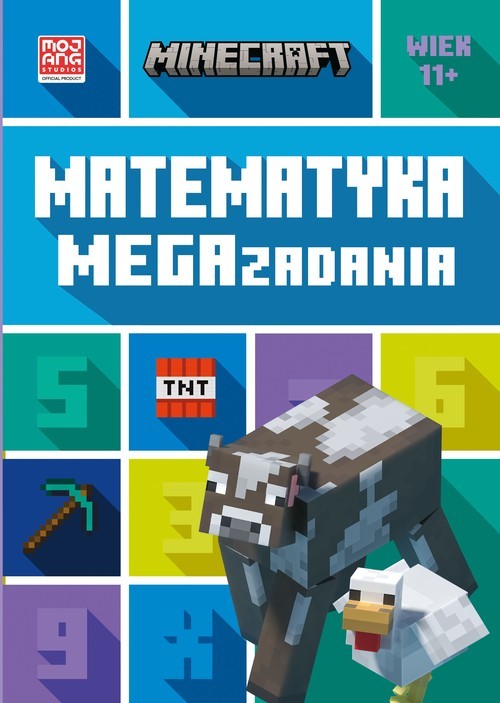 okładka Minecraft Matematyka Megazadania 11+ książka | Lipscombe Dan, Pate Katherine