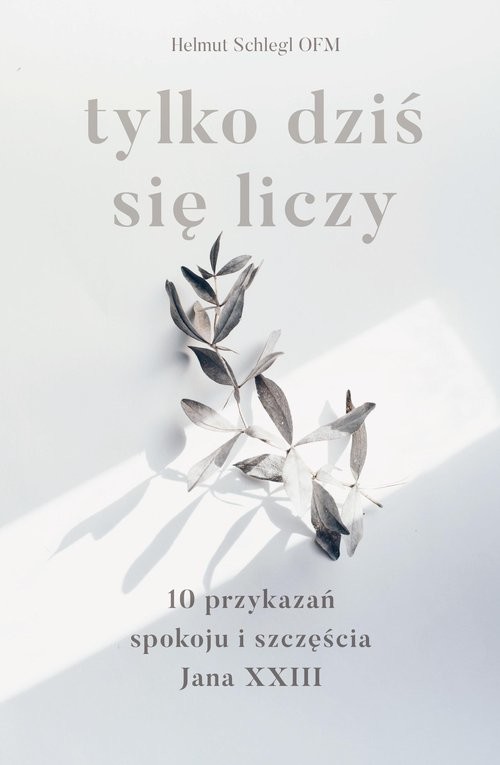 okładka Tylko dziś się liczy 10 przykazań spokoju i szczęścia Jana XXIII książka | Helmut Schlegel