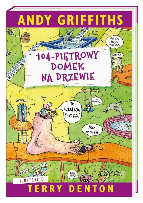 okładka 104-piętrowy domek na drzewie książka | Andy Griffiths