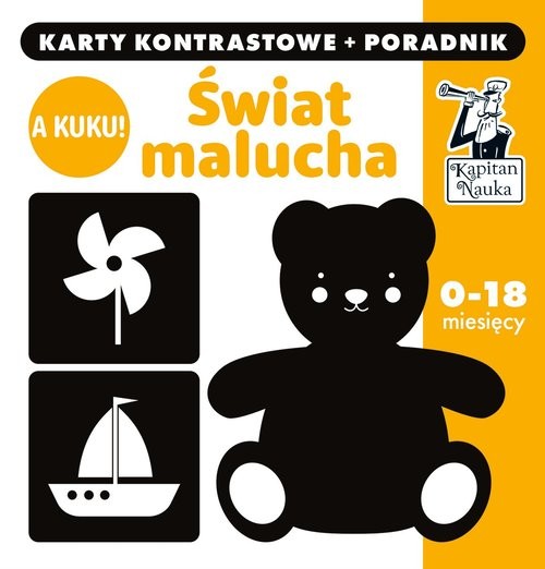 okładka A kuku! Świat Malucha Karty kontrastowe + poradnik książka | Anna Zych