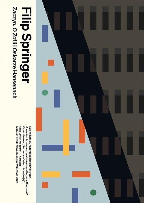 okładka Zaczyn O Zofii i Oskarze Hansenach książka | Filip Spinger