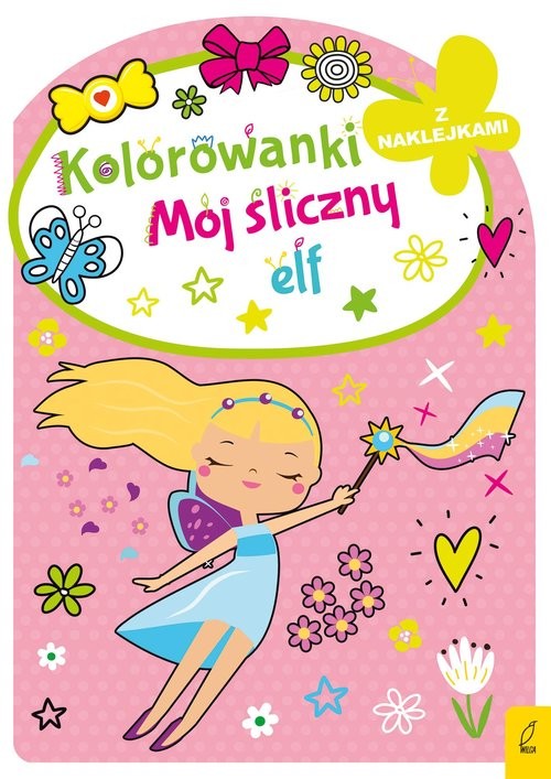 okładka Kolorowanka z wykrojnikiem Mój śliczny elf książka