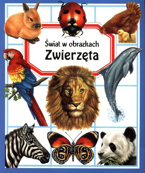 okładka Świat w obrazkach Zwierzęta książka | Emilie Beaumount