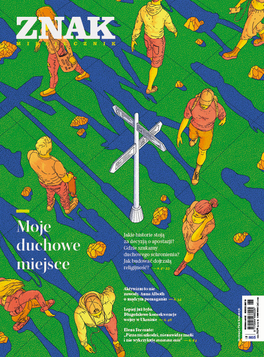 okładka ZNAK 805 (06/2022) Moje duchowe miejsce książka | Opracowania Zbiorowe