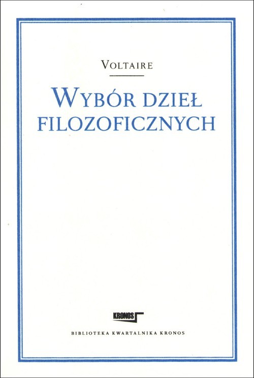 okładka Wybór Dzieł Filozoficznych książka | Voltaire