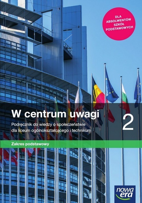okładka W centrum uwagi 2 Podręcznik Zakres podstawowy Szkoła ponadpodstawowa książka | Lucyna Czechowska, Arkadiusz Janicki