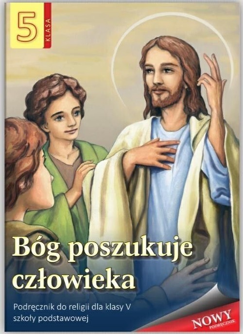 okładka Religia 5 Bóg poszukuje człowieka Podręcznik Szkoła podstawowa książka