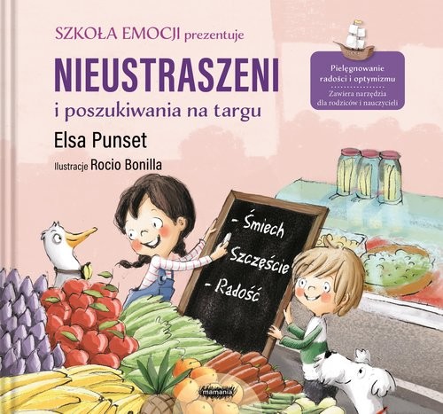 okładka Nieustraszeni i poszukiwania na targu książka | Elsa Punset