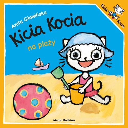 okładka Kicia Kocia na plaży książka | Anita Głowińska