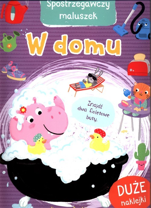 okładka Spostrzegawczy maluszek W domu książka