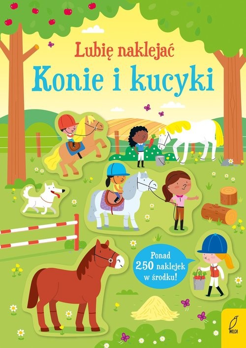 okładka Lubię naklejać Konie i kucyki książka | Robson Kirsteen